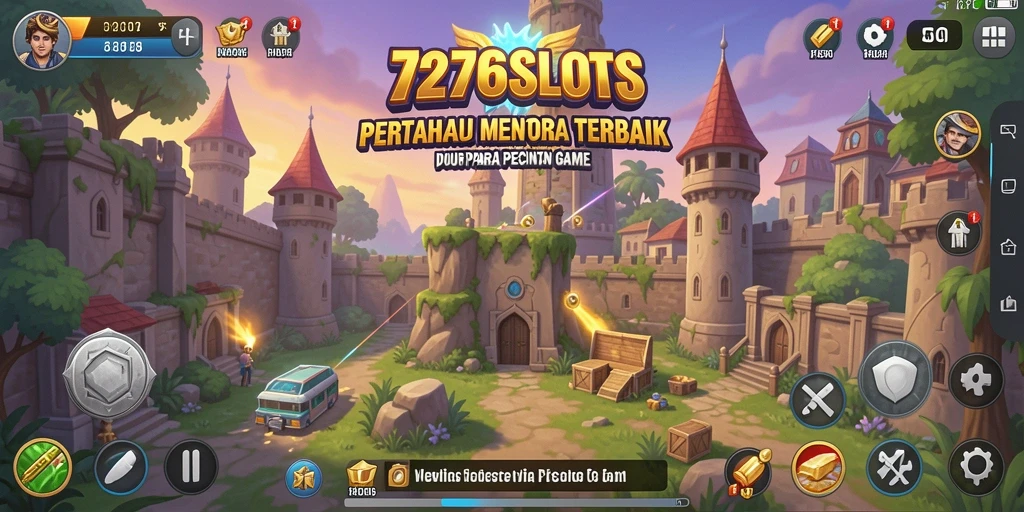 Tampilan gameplay menakjubkan dari 7276SLOTS di Tower Defense.