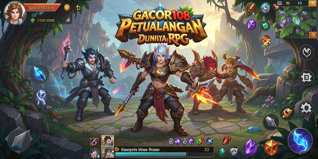 Tampilan gameplay seru dan menantang dalam GACOR108.