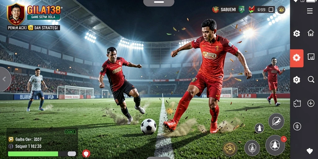 Tampilan grafis gameplay GILA138 yang menawan saat bertanding.