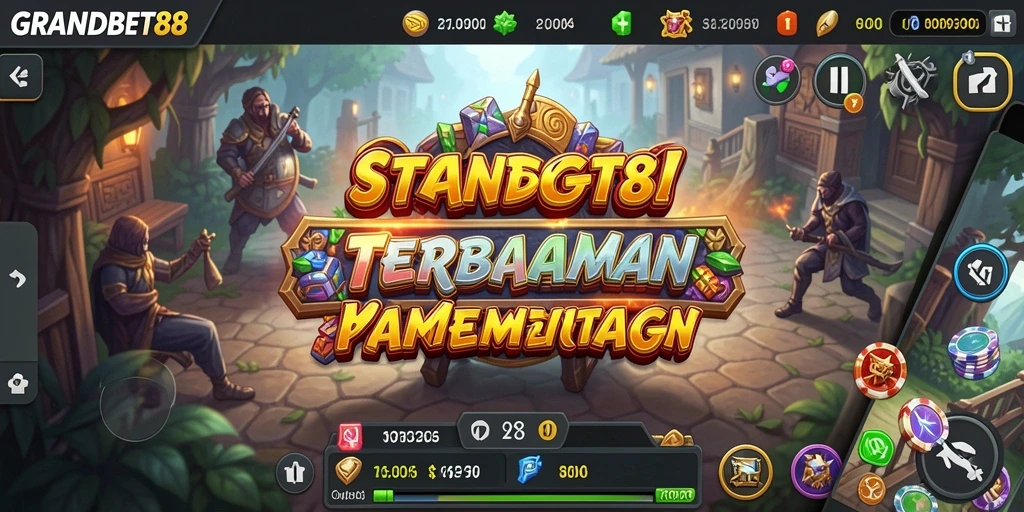 Tangkapan layar dari gameplay strategis yang menantang di GRANDBET88.