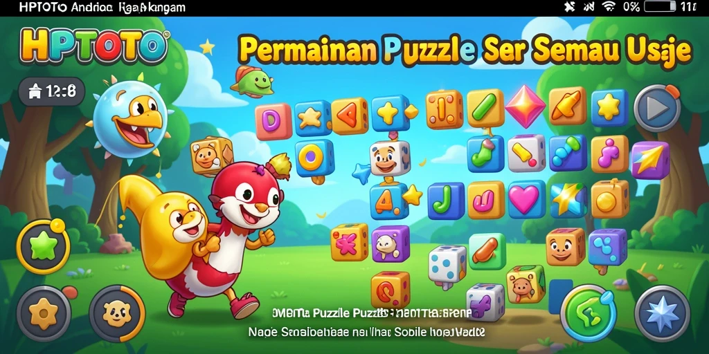 Tampilan gameplay HPTOTO yang menarik dan penuh warna.
