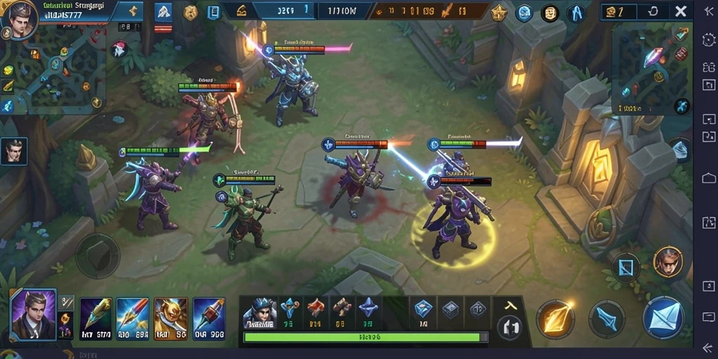 Screenshot gameplay JELAS777 menampilkan strategi menaklukkan musuh.