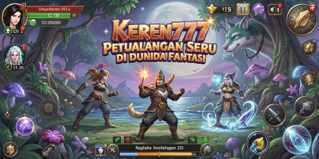Tangkapan layar KEREN777 menampilkan gameplay eksplorasi yang mendebarkan.