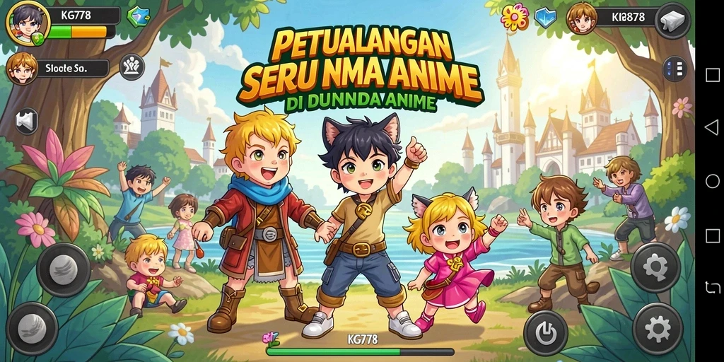 Gameplay seru dalam dunia Anime yang mempesona.