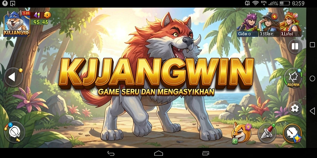 Tangkapan layar KIJANGWIN menampilkan aksi seru dalam dunia Anime.
