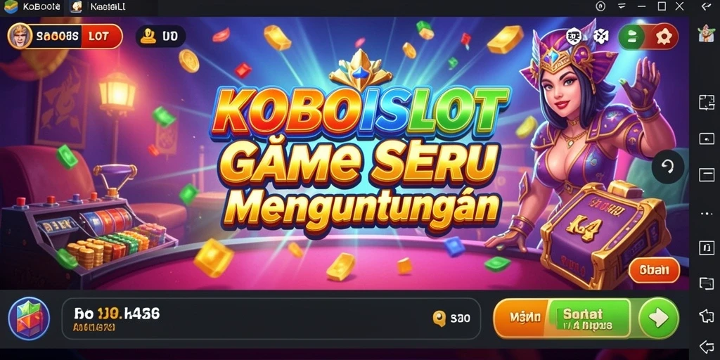 Tampilan gameplay menarik dari KOBOISLOT yang memukau.