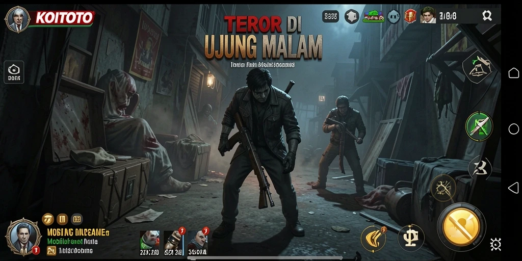 Tampilan mendalam dari gameplay KOITOTO yang menyeramkan dan menarik.