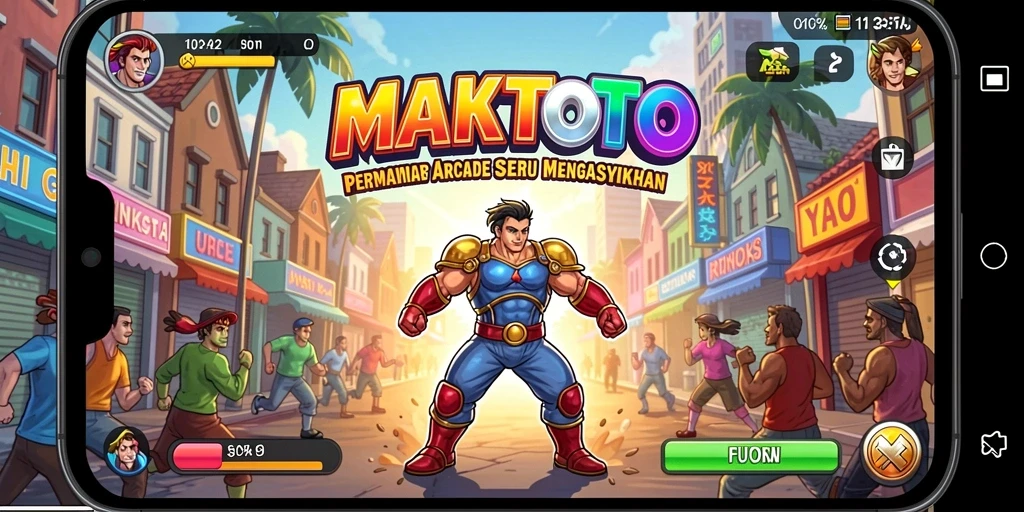 Tampilan gameplay seru dan interaktif di MAKTOTO.