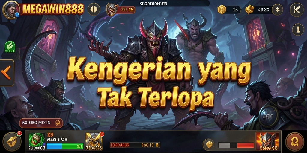Gameplay menegangkan MEGAWIN888 dengan atmosfer horor yang nyata.