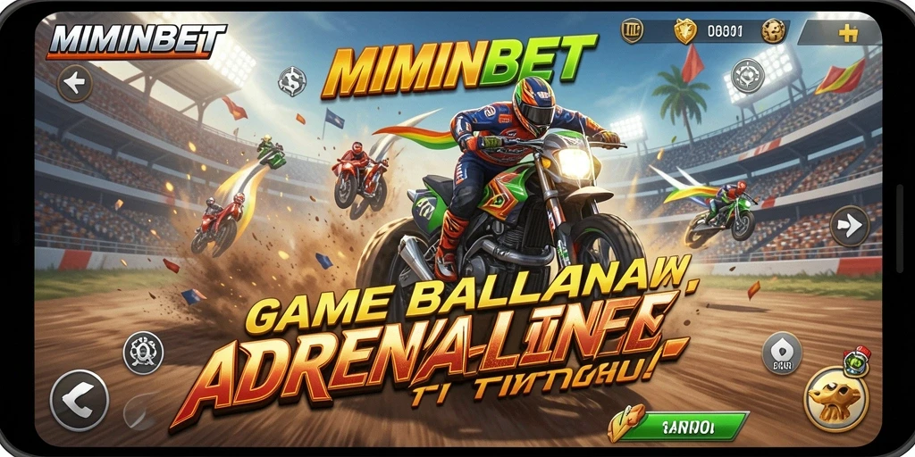 Gameplay Racing MIMINBET yang mengasyikkan dan penuh tantangan.