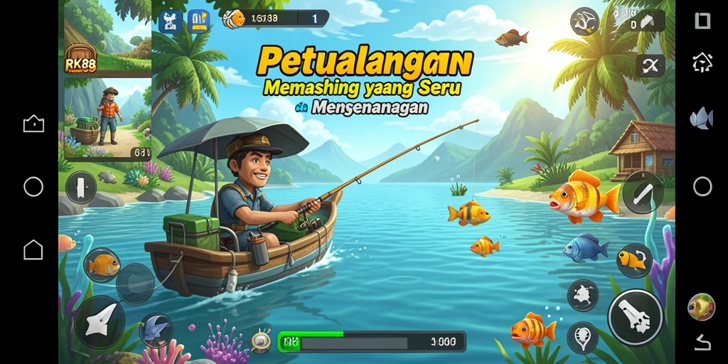 Tangkapan ikan yang spektakuler dalam gameplay RK88.