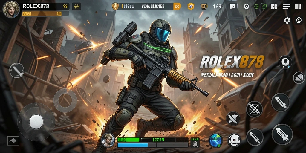 Tangkapan layar <strong>ROLEX878</strong> menampilkan aksi seru dan gameplay yang mendebarkan.