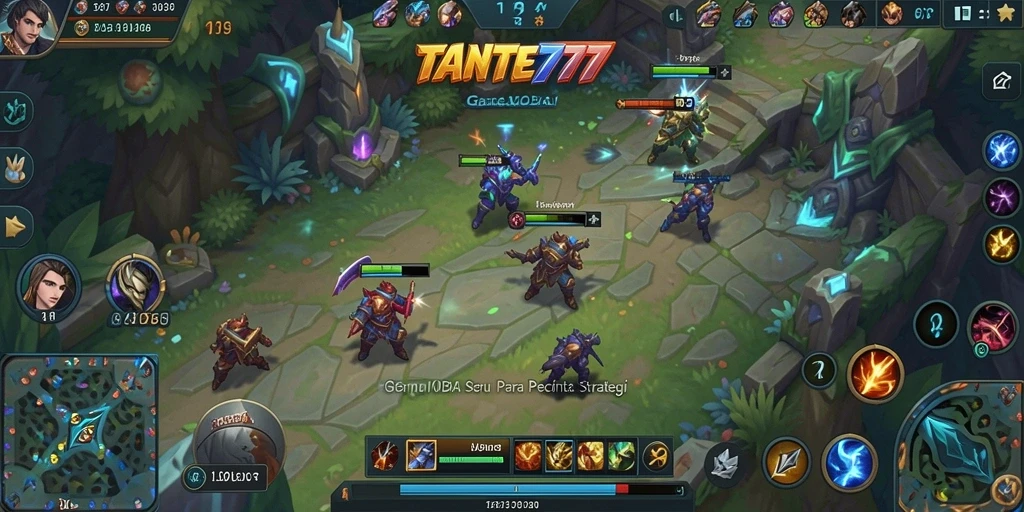 Tampilan gameplay TANTE777 yang penuh aksi dan strategi.