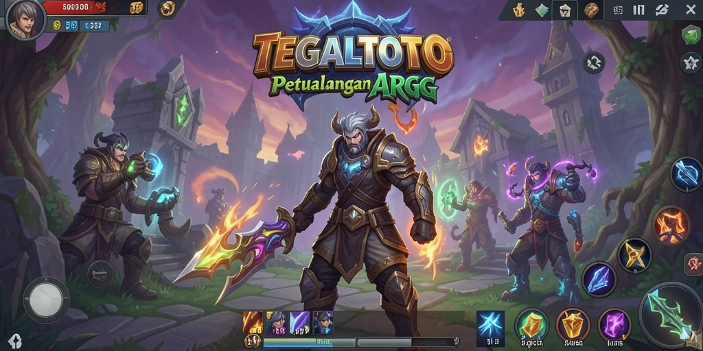 Tampilan gameplay ARPG yang mendebarkan dalam TEGALTOTO.