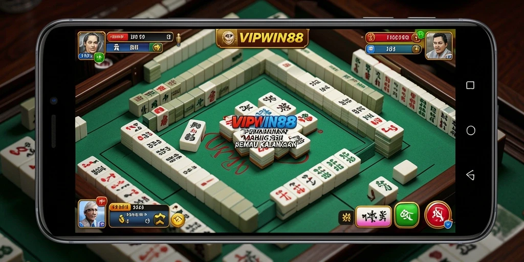 Screenshot gameplay VIPWIN88 yang menampilkan keseruan permainan Mahjong.