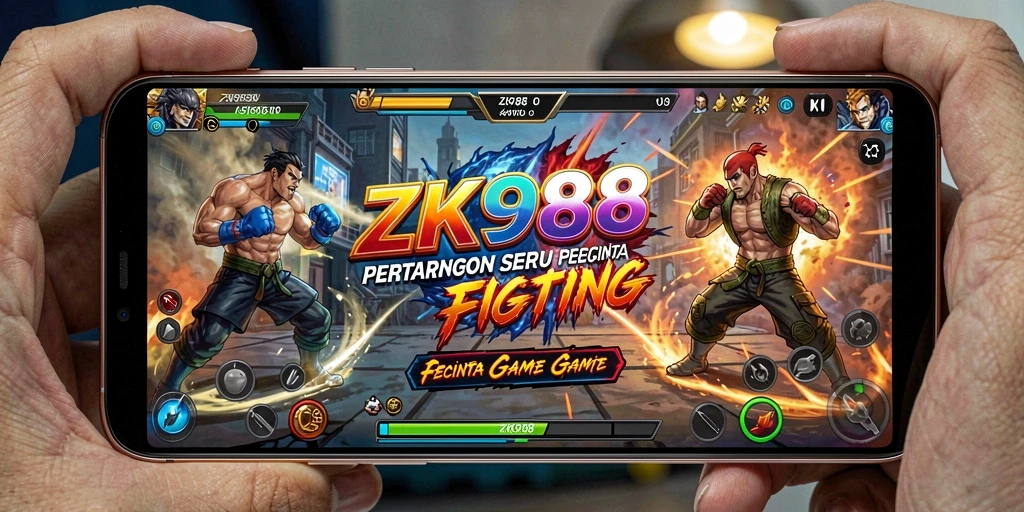 Tampilan gameplay ZK988 dengan pertarungan yang seru dan grafis menawan.